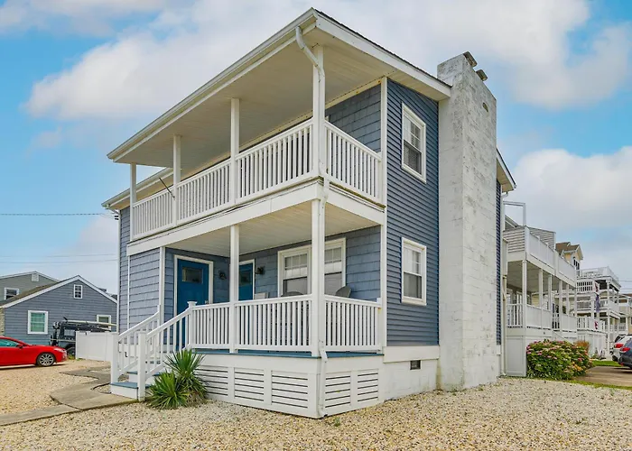 Waterfront Brigantine Home, Walk To Beach!