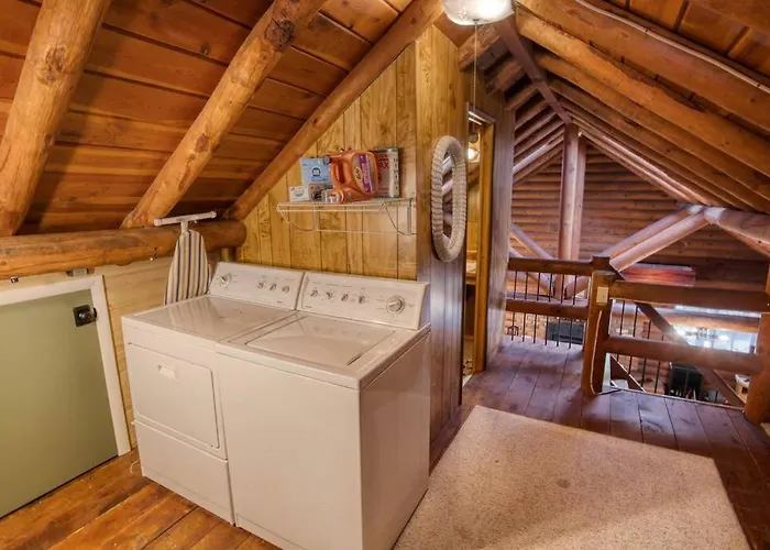 Charming Log Cabin In Tall Pines With Fire Pit Near Trails & Lake