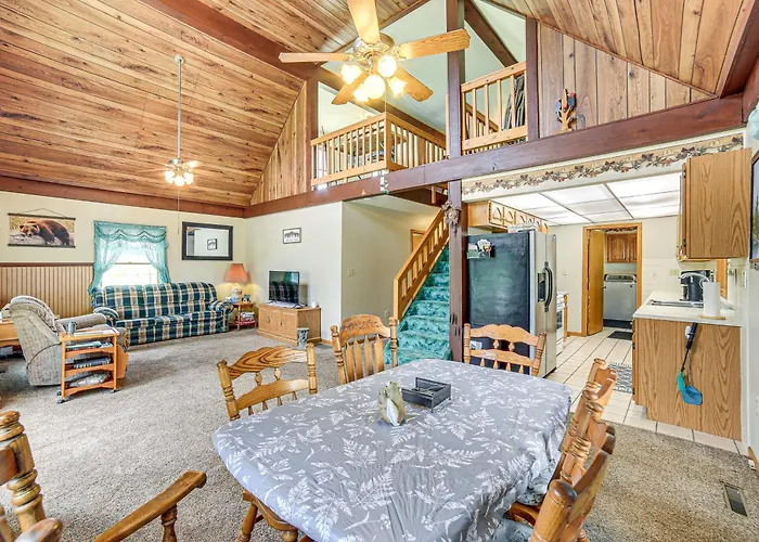Germfask Home W/ Fire Pit, Grill & Yard Games!