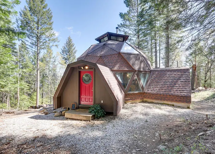 Off-Grid Geodesic Dome: Nevada City House W/ Views