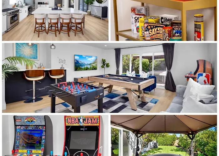 New Lux 5Br Villa Near Disney, Knotts, La, Oc With Hot Tub & Games