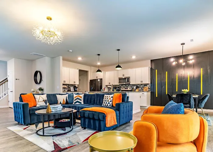 Limited-Time Offer , Raleigh Luxe Family Retreat, Sleeps 6! 15 Min To Downtown, Kids Gear, Fast Wifi For Wfh, Ping Pong! Ev & Pet Friendly
