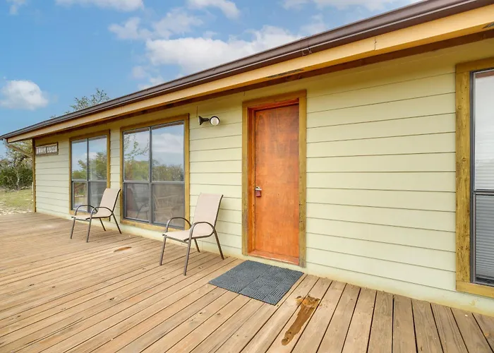 Secluded Texas Hill Country Vacation Rental - Deck