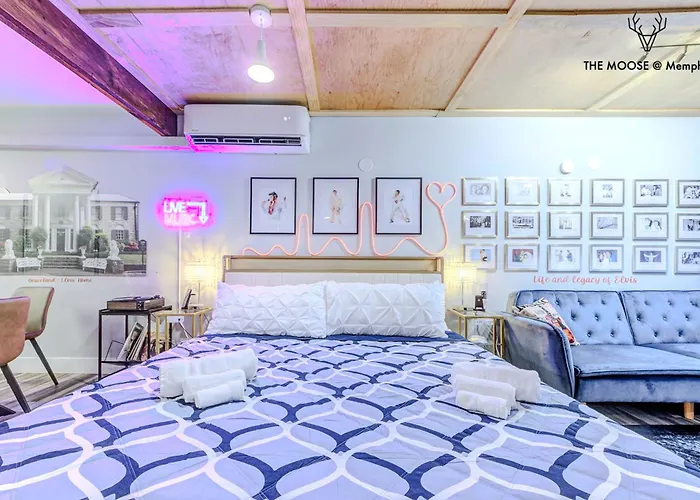 The Moose #4 - Elvis Presley King Suite With Free Parking And Wifi