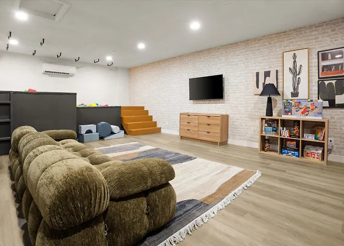Rock Climbing Wall Pool& Mini Golf Game Room Mural