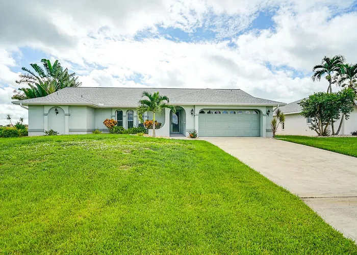 Waterfront Home W/ Private Pool In Cape Coral