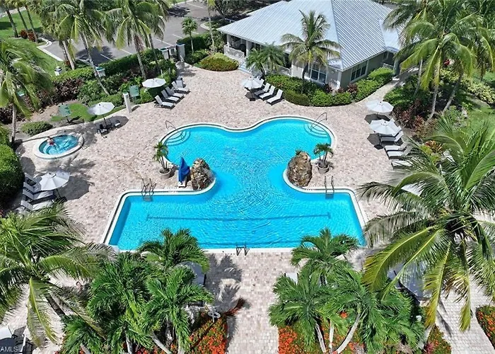 Spacious 2Br Lely Resort Condo With Lake View Steps To Pool Hot Tub Gym