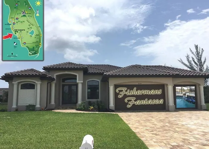 Luxury Waterfront Home With Heated Pool & Hot Tub