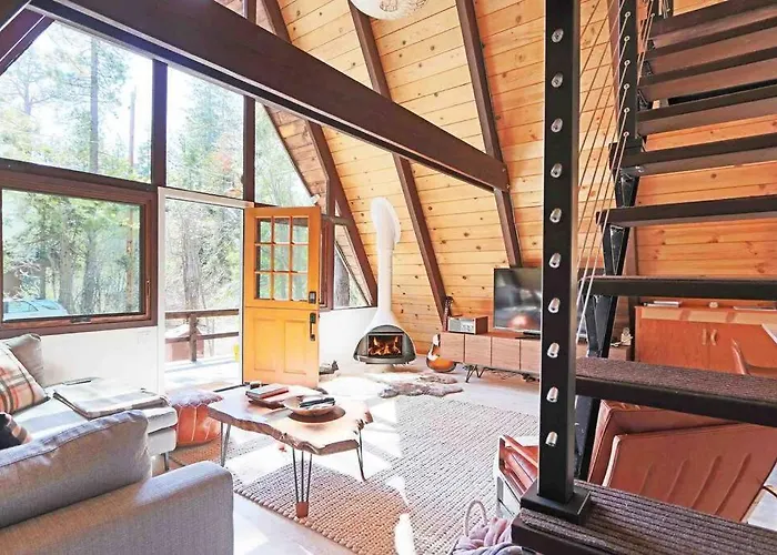 Mid Century Modern Cabin - The Tahoe A-Frame