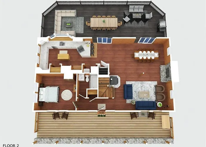 Mountain View, Secluded Lodge, Forest Escape