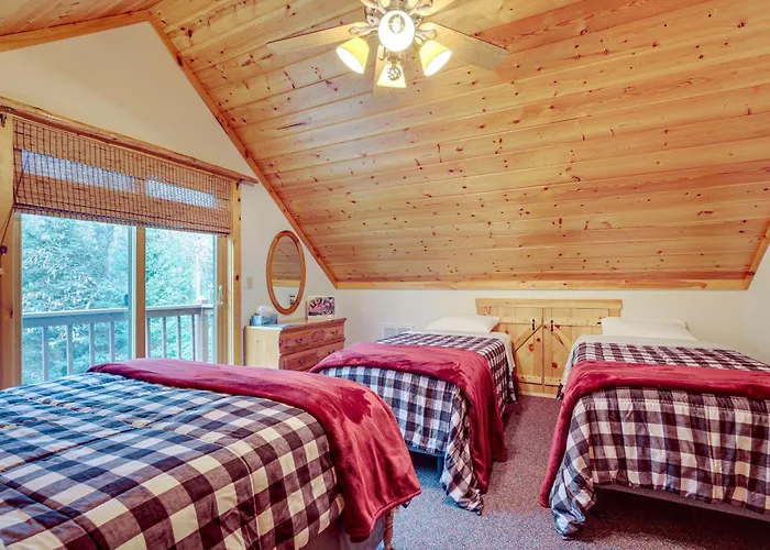 Lakefront Presque Isle Cabin W/ Private Dock