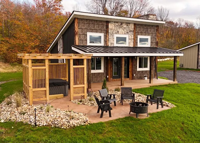 Valley View Resort Cabin #4, 2-Bed, Modern-Luxury With Hot Tub In Canaan Valley, Wv