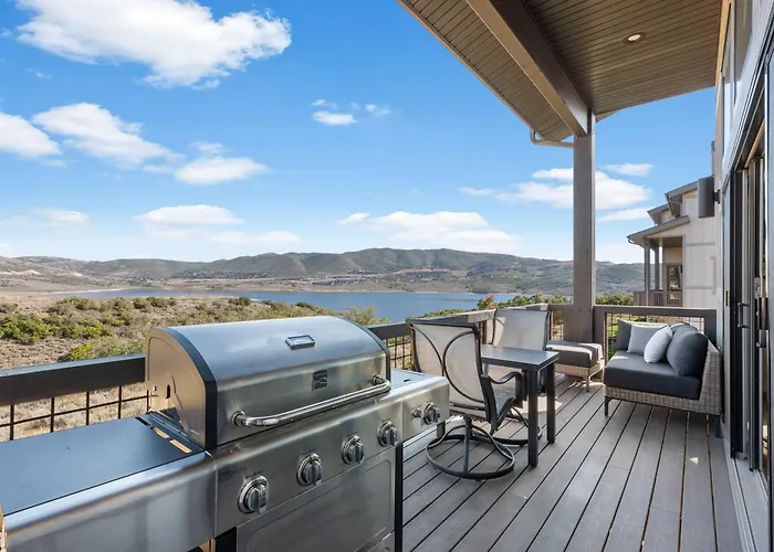 New East Deer Valley, 1 Min, 994 New Luxury 5Br Twin House, Hot Tub, Lake View, Park City 10 Min