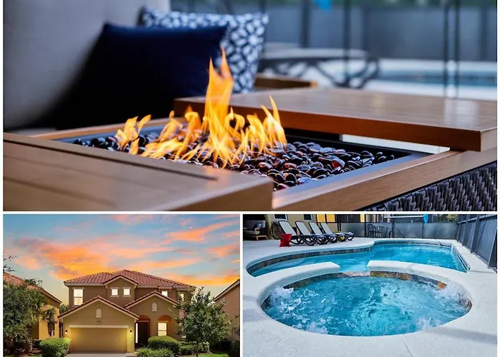 Spacious 6Br Villa With King Beds, Pool & Spa