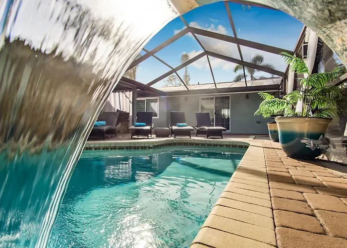Luxury Zen Den With Heated Pool Just Off Siesta Key