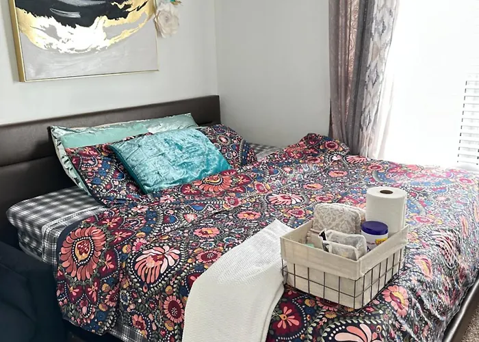 Comfortable King Bedroom Within A Home With Hosts