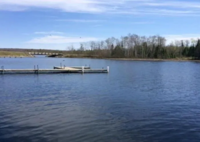 Cozy Hayward Moose Lake Getaway