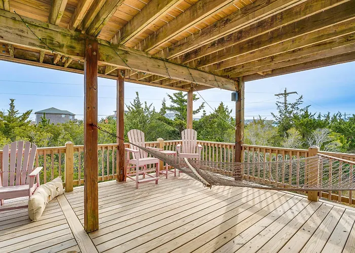 Rooftop Deck & Hot Tub: Outer Banks Family Getaway