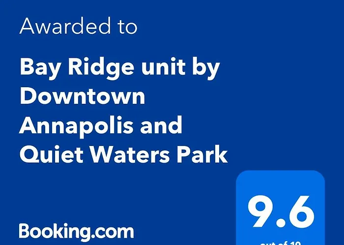 Bay Ridge Unit By Downtown Annapolis And Quiet Waters Park