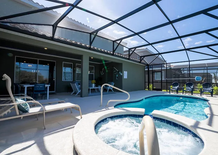 Stunning 5Bd W/ Pool Close To Disney @ Solterra 7829
