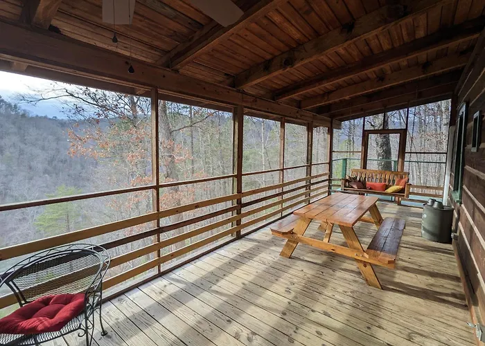 Grandpa Dans Cabin Mtn River View 34 Acre Retreat