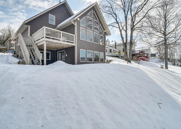 Lakefront New Hampshire Hideaway W/ Deck & Views