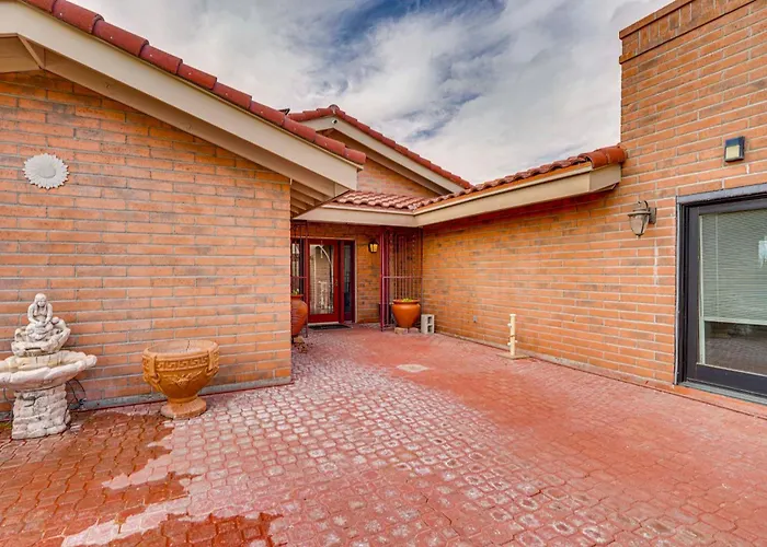 Views + Fire Pit: Hilltop Retreat In Rio Rico!
