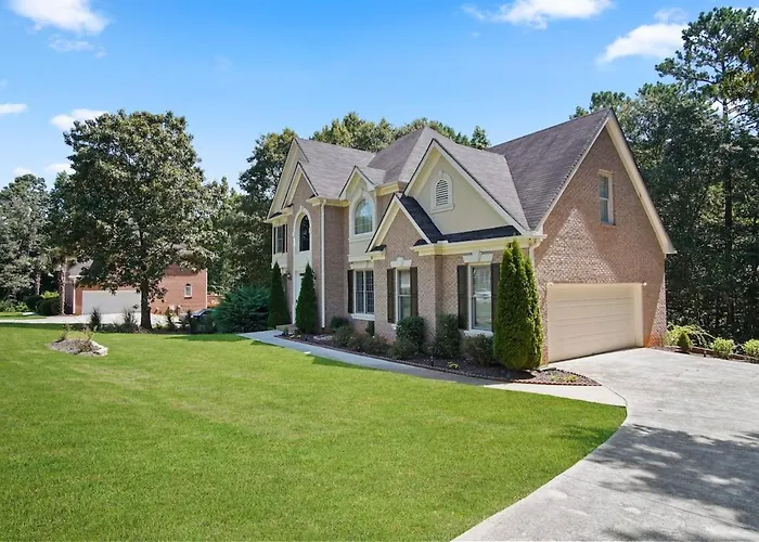 Great Family Home Near Stone Mountain Pk Sleeps 10