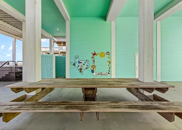 Beachfront Hideaway! Luxury Beachfront, Swimspa, Game Room, Firepit By Bolivar Vacations