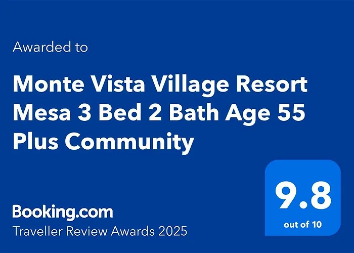Monte Vista Village Resort Mesa 3 Bed 2 Bath Age Restricted Must Be 55 Or More