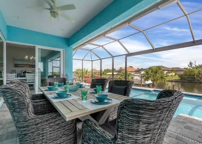 South Gulf Cove 3 Bedroom Canal Pool Home
