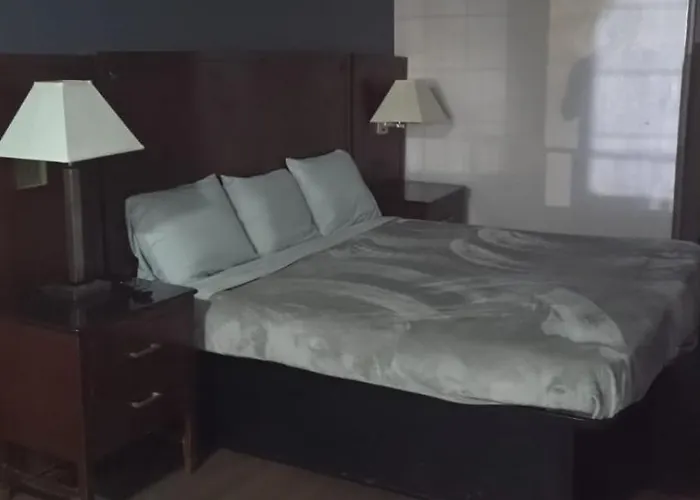 Queen Bed Hotel Suite 244