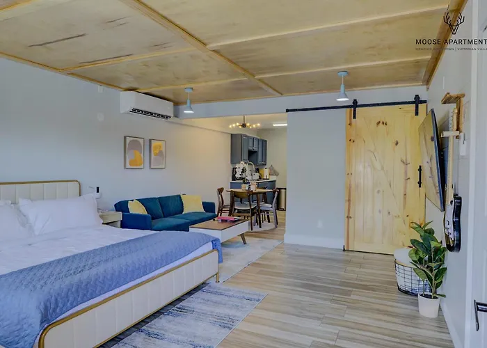 Modern Studio With King Bed Free Parking And Wi-Fi