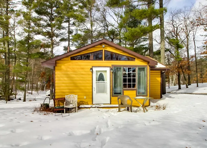 Boat Dock & Fire Pit: Waterfront Home In Crosslake