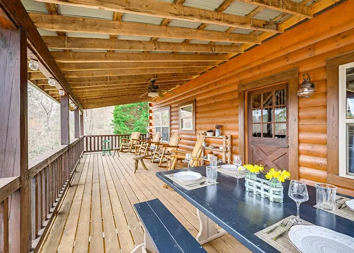 Mtn Views, Yard, & Fire Pit: Multi-Level Cabin