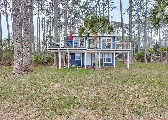Carrabelle Retreat W/ Boat Dock + Views Of Gulf!