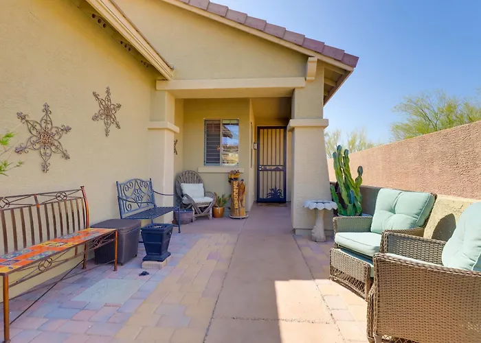 Furnished Patio, Fire Pit: Peaceful Anthem Home!