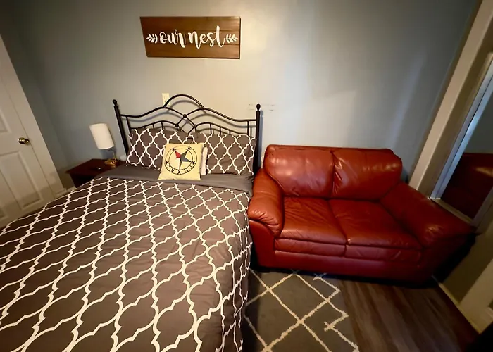 Private Studio- Queen Bed- 10 Min To Dt Indy
