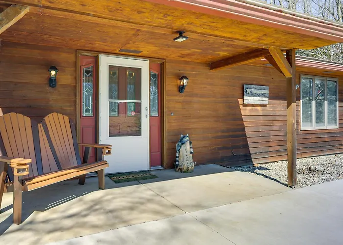 Riverfront Covington Cabin W/ Deck & Fire Pit!