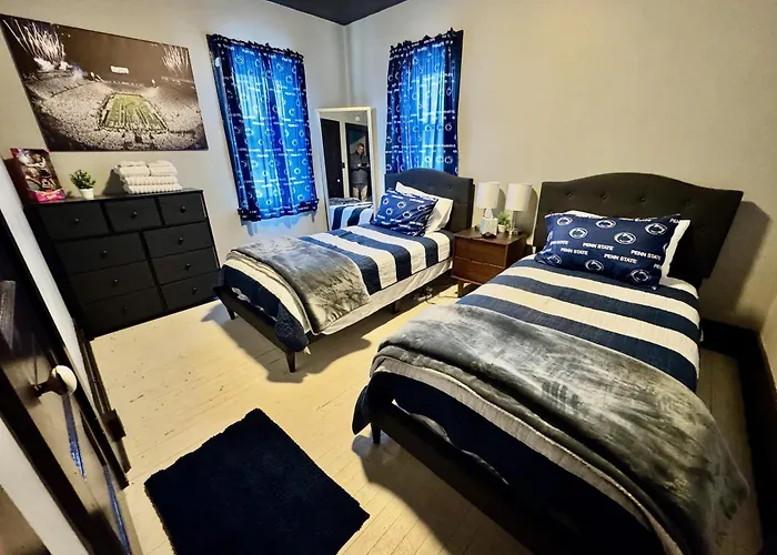 Stylish, Penn State-Themed Historic Getaway 2 Blocks From Waterfront