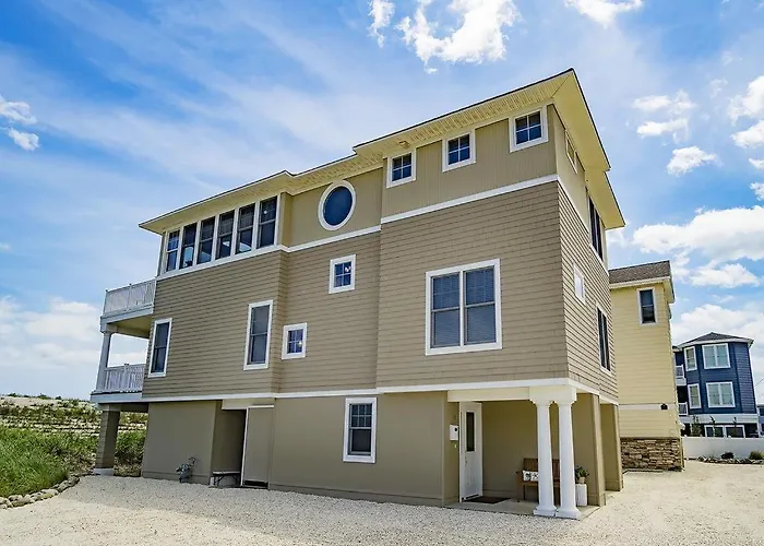Oceanfront Ocean Views Wifi Beach Badges Decks Spectacular Oceanfront -- With Fantastic Views -- Located In Prestigious Harvey Cedars Just