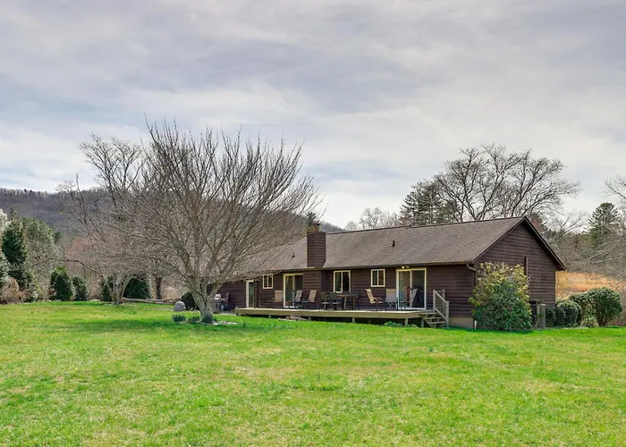 River Access & Gorgeous Views: Pisgah Forest Home!