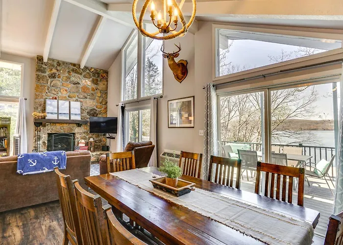 Dock, Boat Slip & View: Lakefront Tan-Tar-A Home!