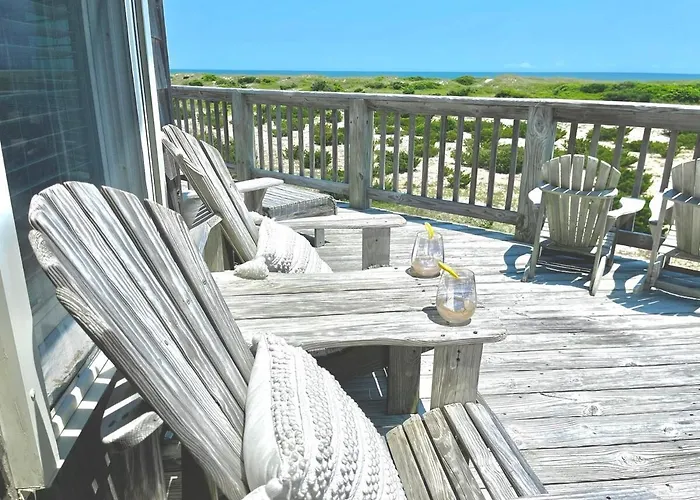 Oceanfront 4 Bedroom Salvo Sandcastle Hot Tub