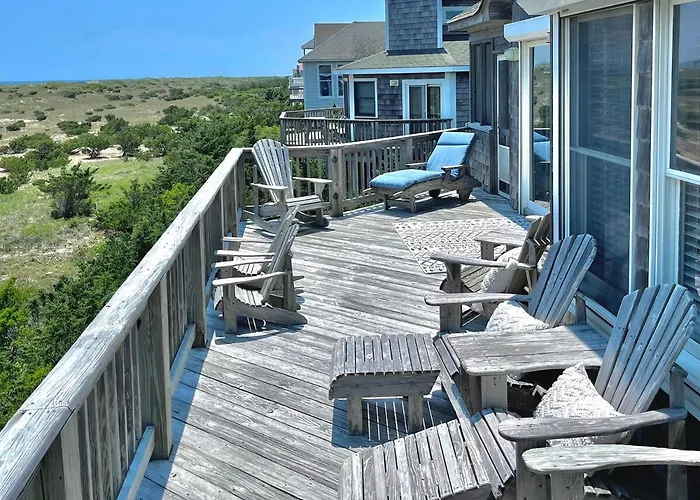 Oceanfront 4 Bedroom Salvo Sandcastle Hot Tub