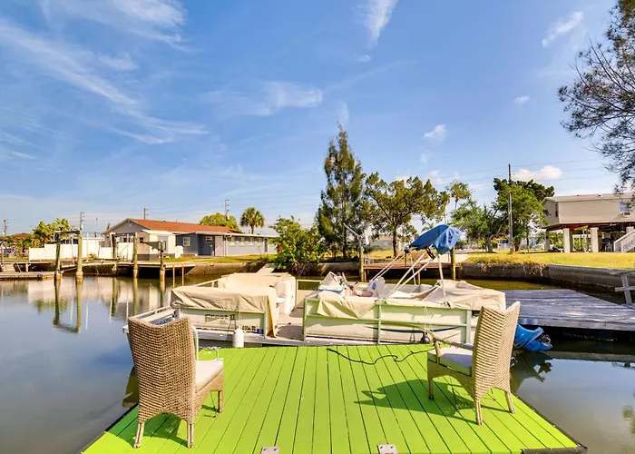1 Mi To Beach: Home W/ Dock On Canal In Hudson