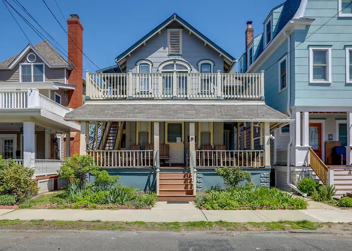 2 Blocks To Beach: Sunny Ocean Grove Apartment