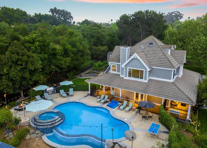 Sprawling Escondido Estate Garden Pool Games Adu'S