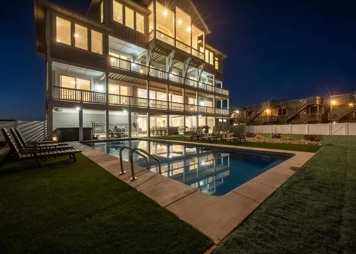 Skydance 10 Bedroom Oceanfront Home At Hatteras Island Reserve