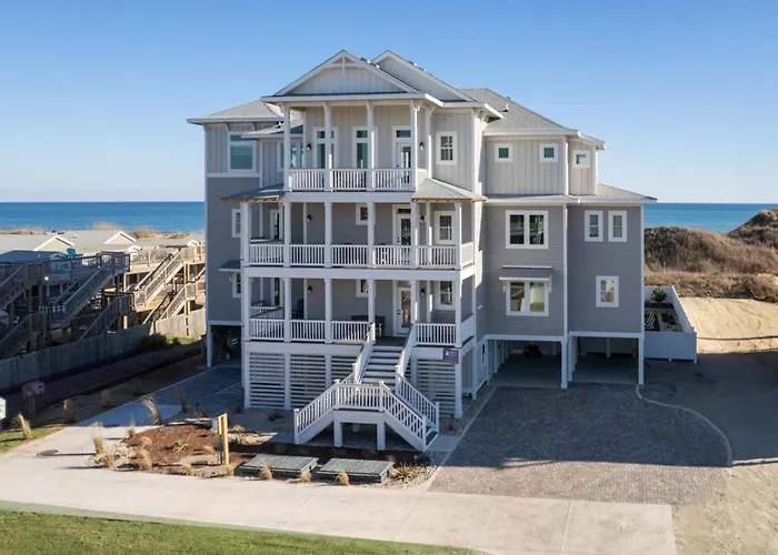 Skydance 10 Bedroom Oceanfront Home At Hatteras Island Reserve
